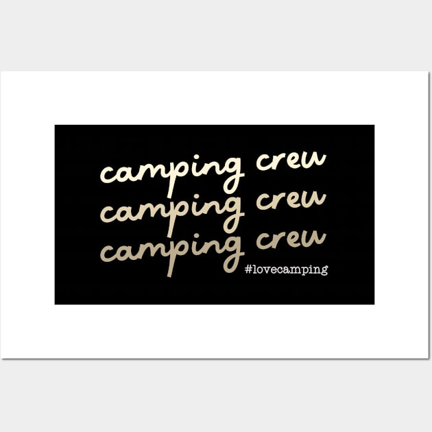 Camping Crew Wall Art by Zedeldesign